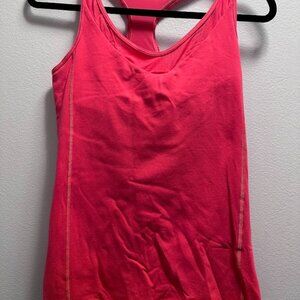 Lululemon Deep Breath Tank Lush Coral Size 8